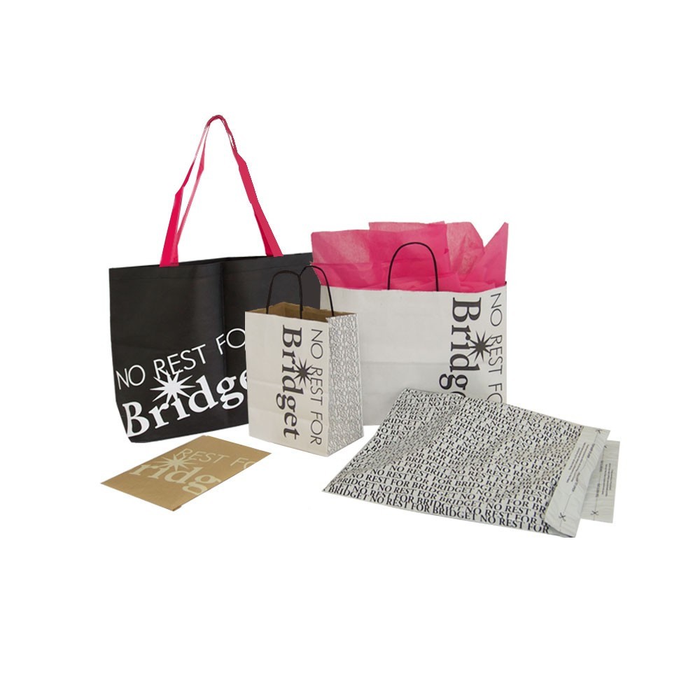No Rest For Bridget Collection showcases an entirely customized line of our eco-friendly packaging.