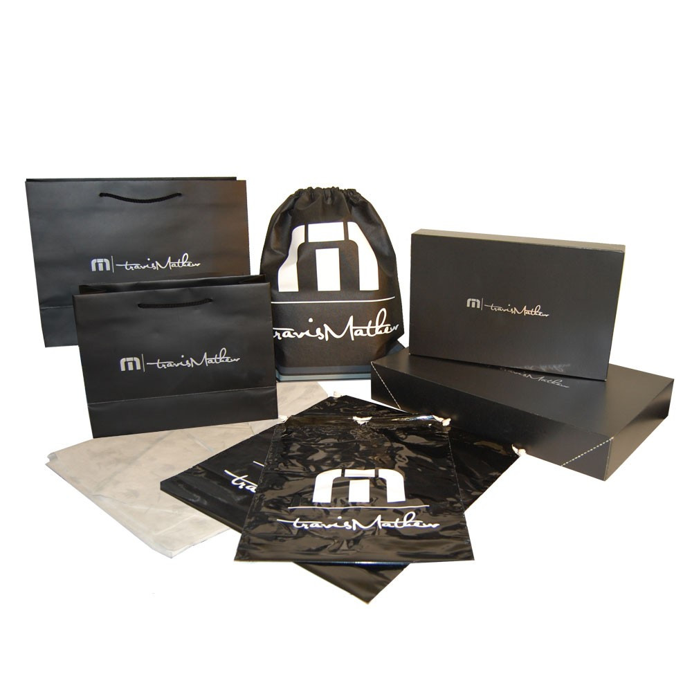 Travis Mathew Collections showcase an entirely customized line of our eco-friendly packaging.