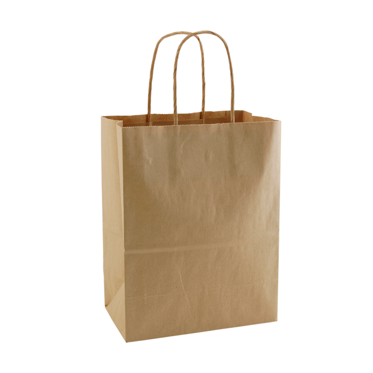 Recycled Kraft Paper Shopping Bags